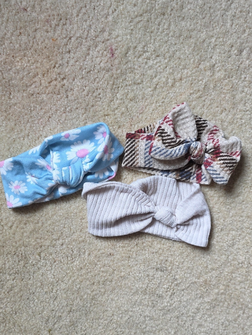 Set of 3 Baby Knotted Headbands